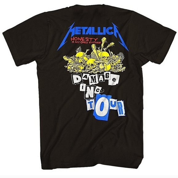 Metallica Damage Inc Tour Heavy Metal Shirt - Picture 5 of 5